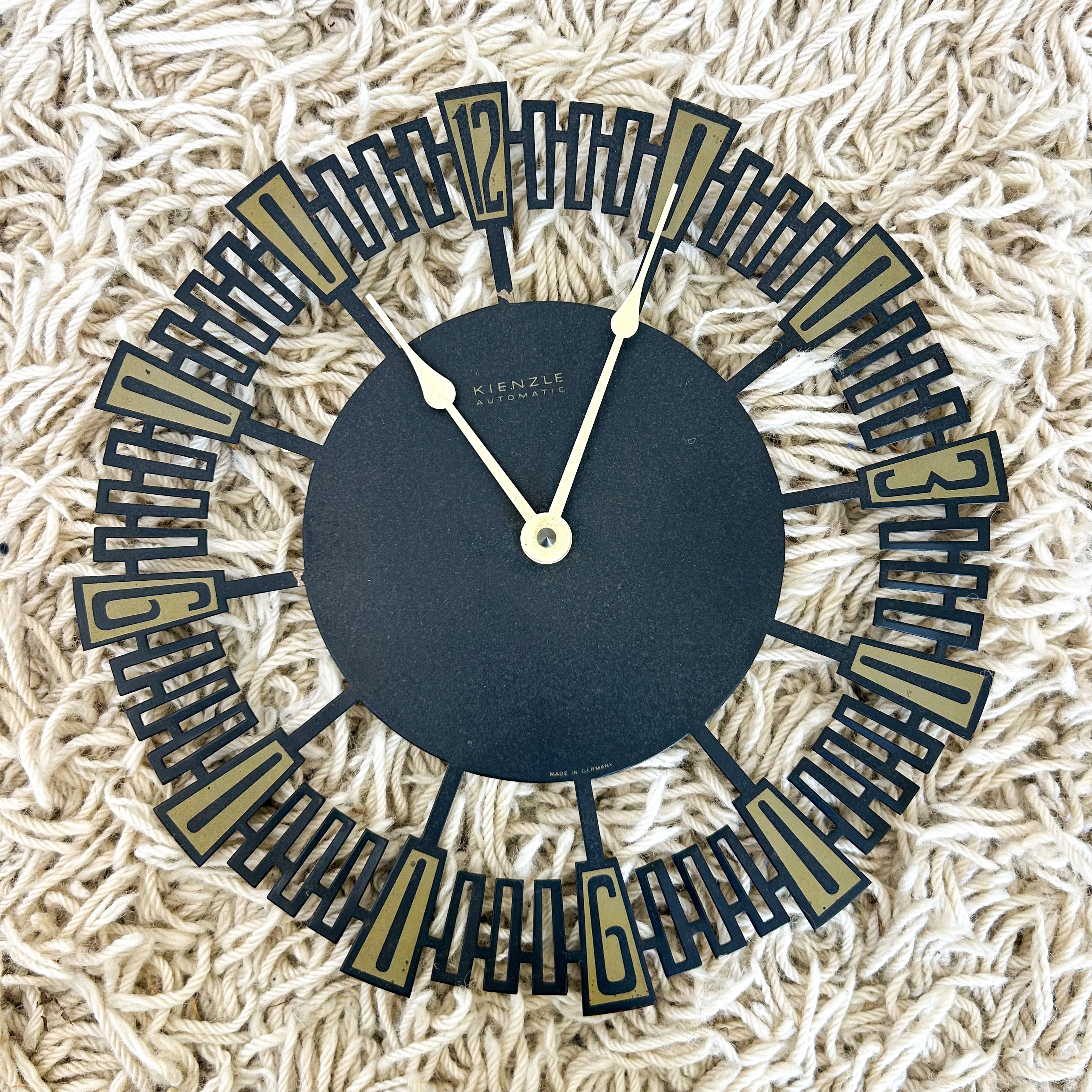 KIENZLE WALL CLOCK - HEY JUDE WORKSHOP • Vintage furniture & objects Melbourne
