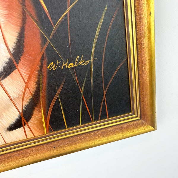 TIGER PAINTING by W. HALKO