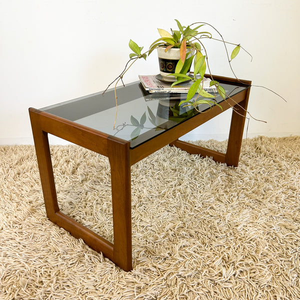 SMOKY GLASS COFFEE TABLE