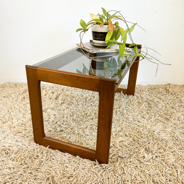 SMOKY GLASS COFFEE TABLE
