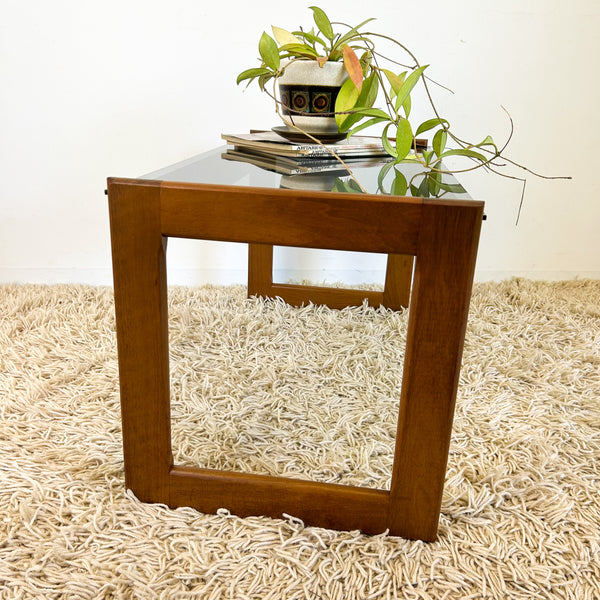 SMOKY GLASS COFFEE TABLE