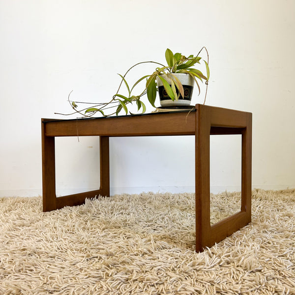 SMOKY GLASS COFFEE TABLE