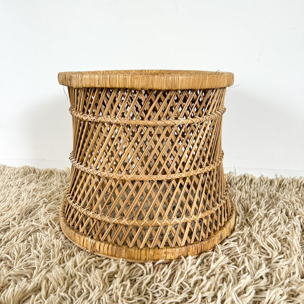 CANE SIDE TABLE