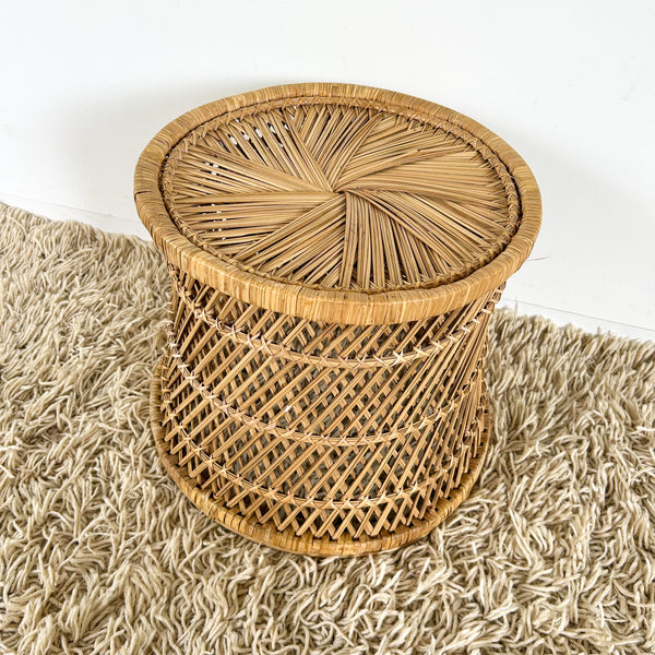 CANE SIDE TABLE