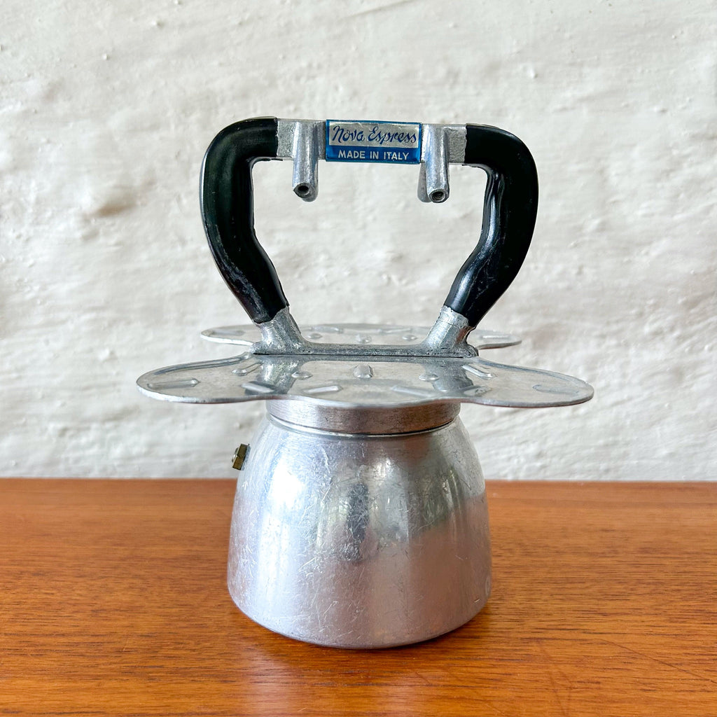 ITALIAN STOVETOP COFFEE POT BREVETTATA NOVA ESPRESS - HEY JUDE WORKSHOP • Vintage furniture & objects Melbourne