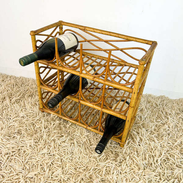 CANE WINE RACK