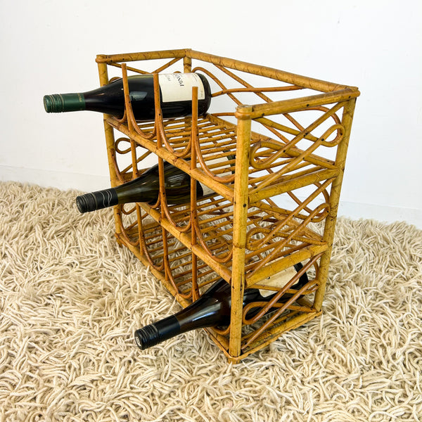 CANE WINE RACK