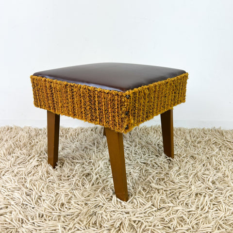 VINYL FOOTSTOOL