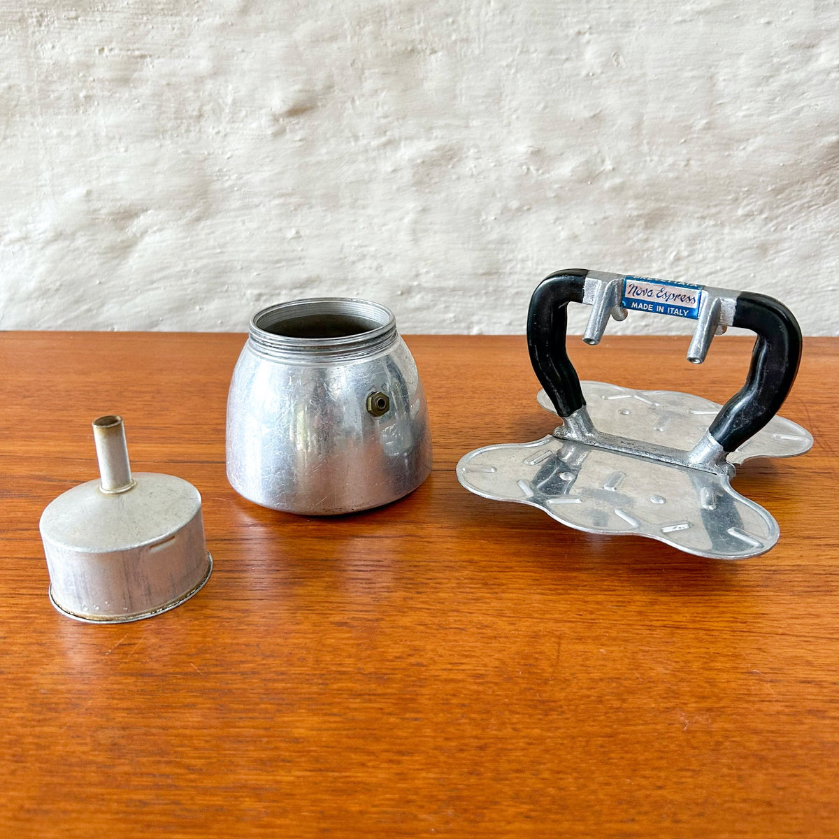 ITALIAN STOVETOP COFFEE POT BREVETTATA NOVA ESPRESS - HEY JUDE WORKSHOP • Vintage furniture & objects Melbourne