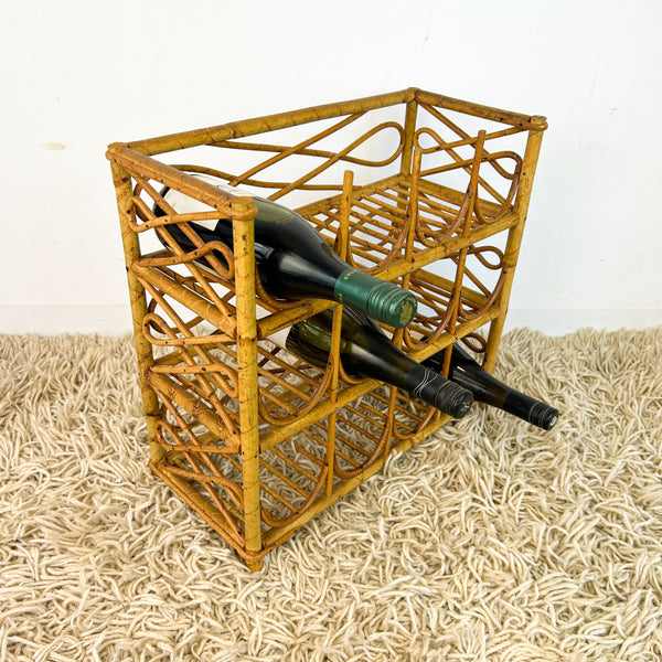 CANE WINE RACK