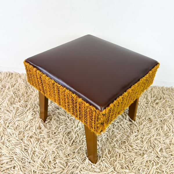 VINYL FOOTSTOOL