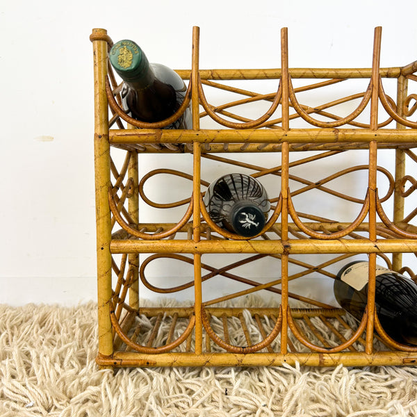 CANE WINE RACK