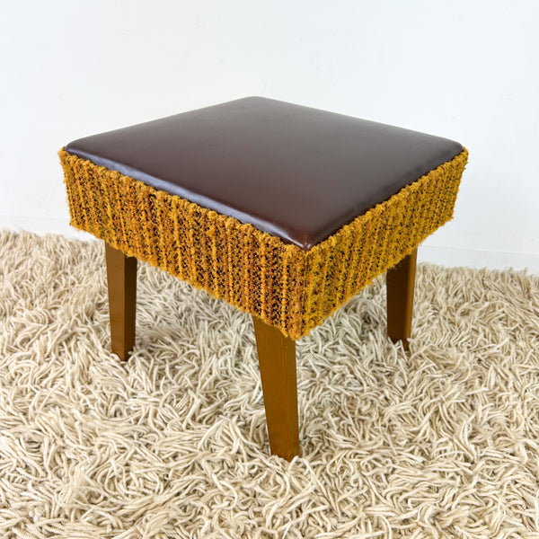 VINYL FOOTSTOOL