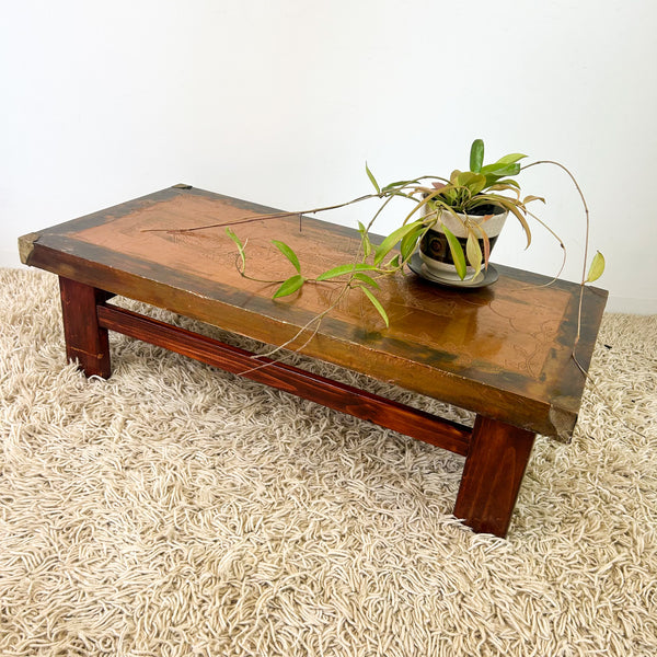 GEISHA COPPER COFFEE TABLE