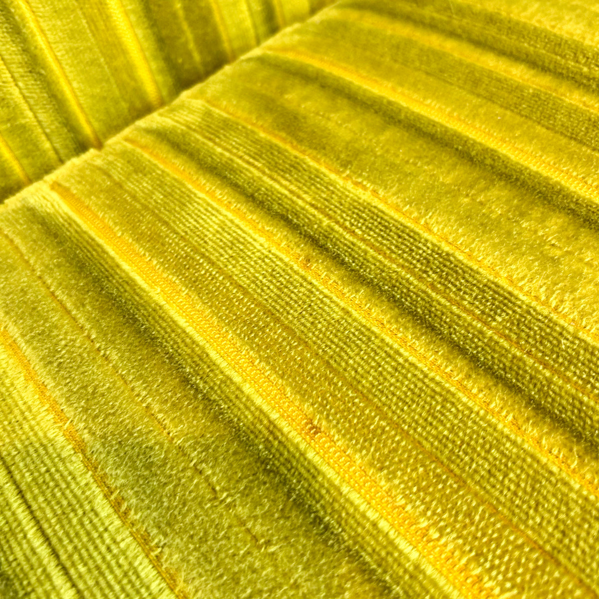 LIME GREEN VELOUR TWO SEATER SOFA - HEY JUDE WORKSHOP • Vintage furniture & objects Melbourne