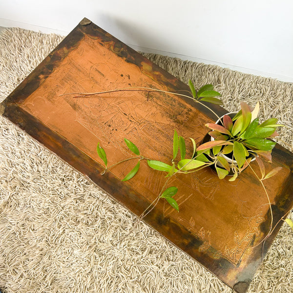 GEISHA COPPER COFFEE TABLE