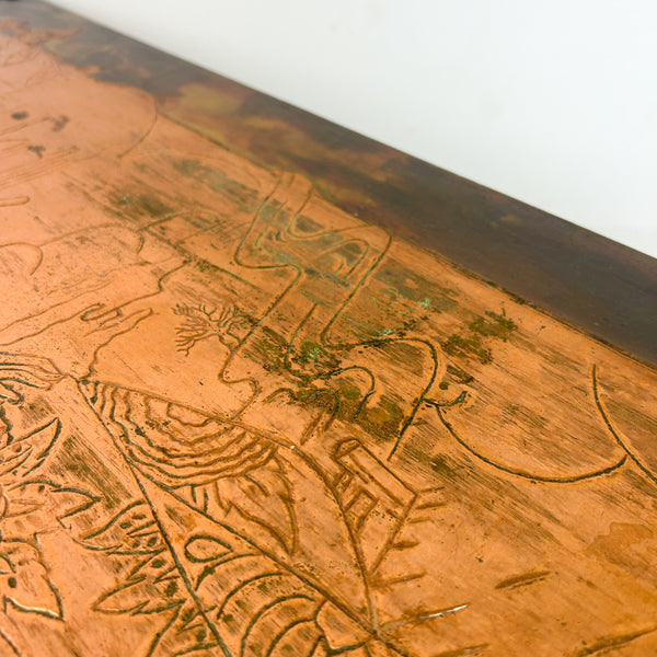 GEISHA COPPER COFFEE TABLE