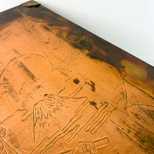 GEISHA COPPER COFFEE TABLE