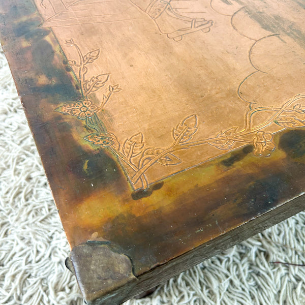 GEISHA COPPER COFFEE TABLE