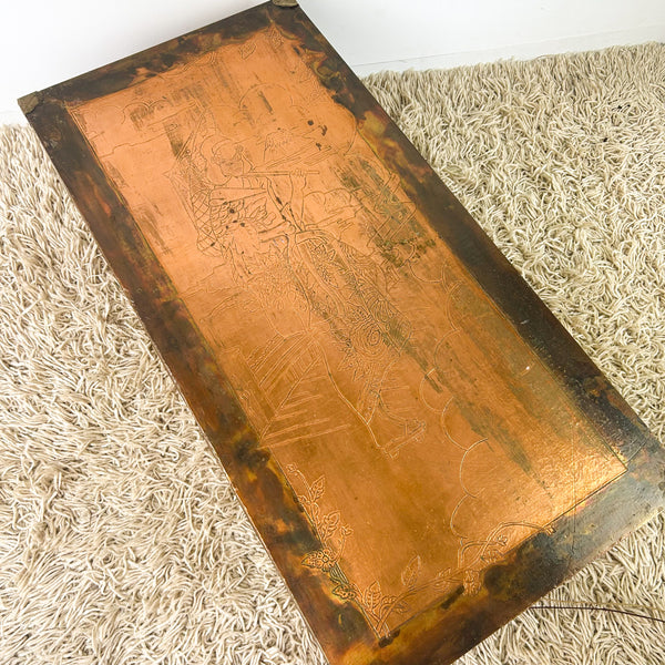 GEISHA COPPER COFFEE TABLE