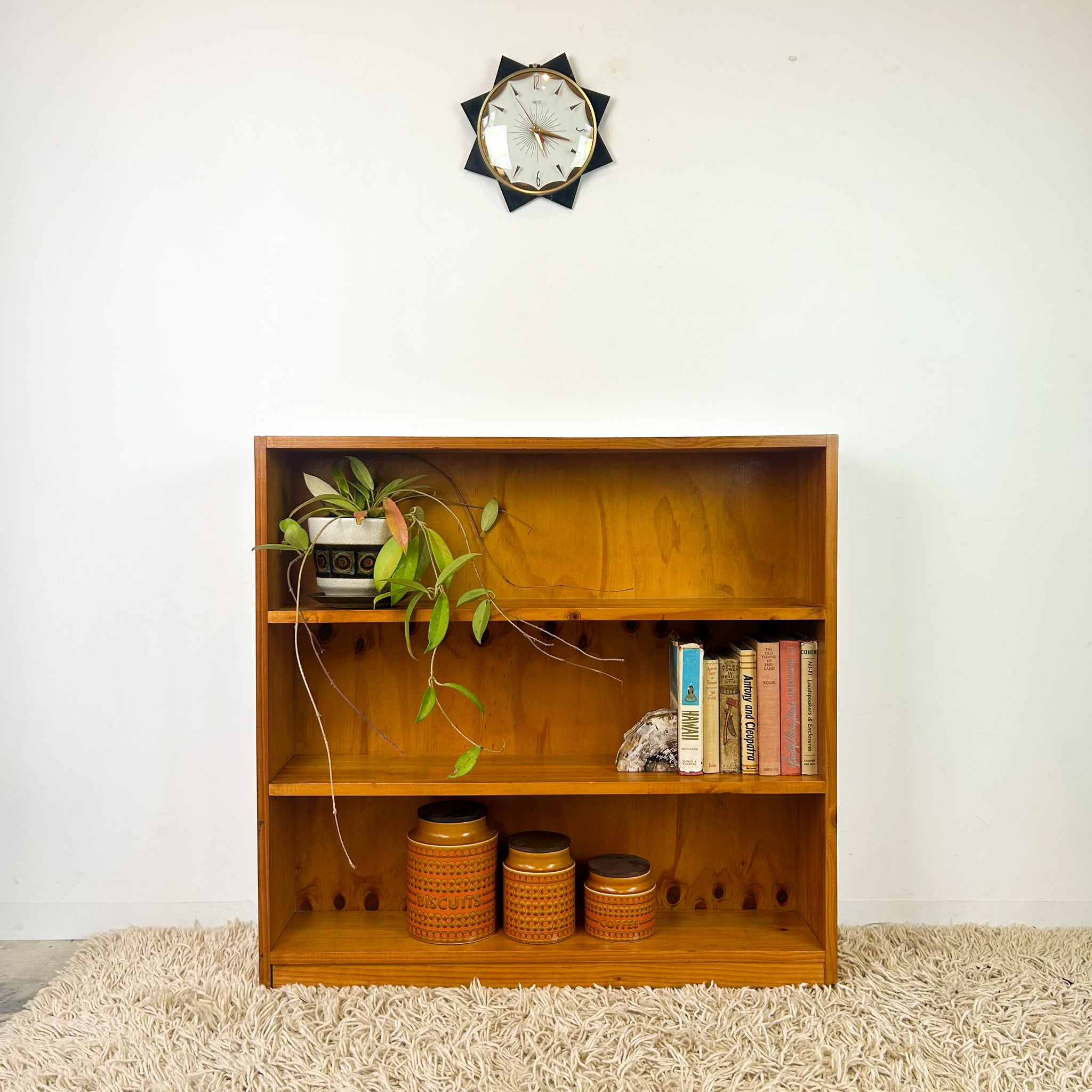 SOLID PINE BOOKCASE