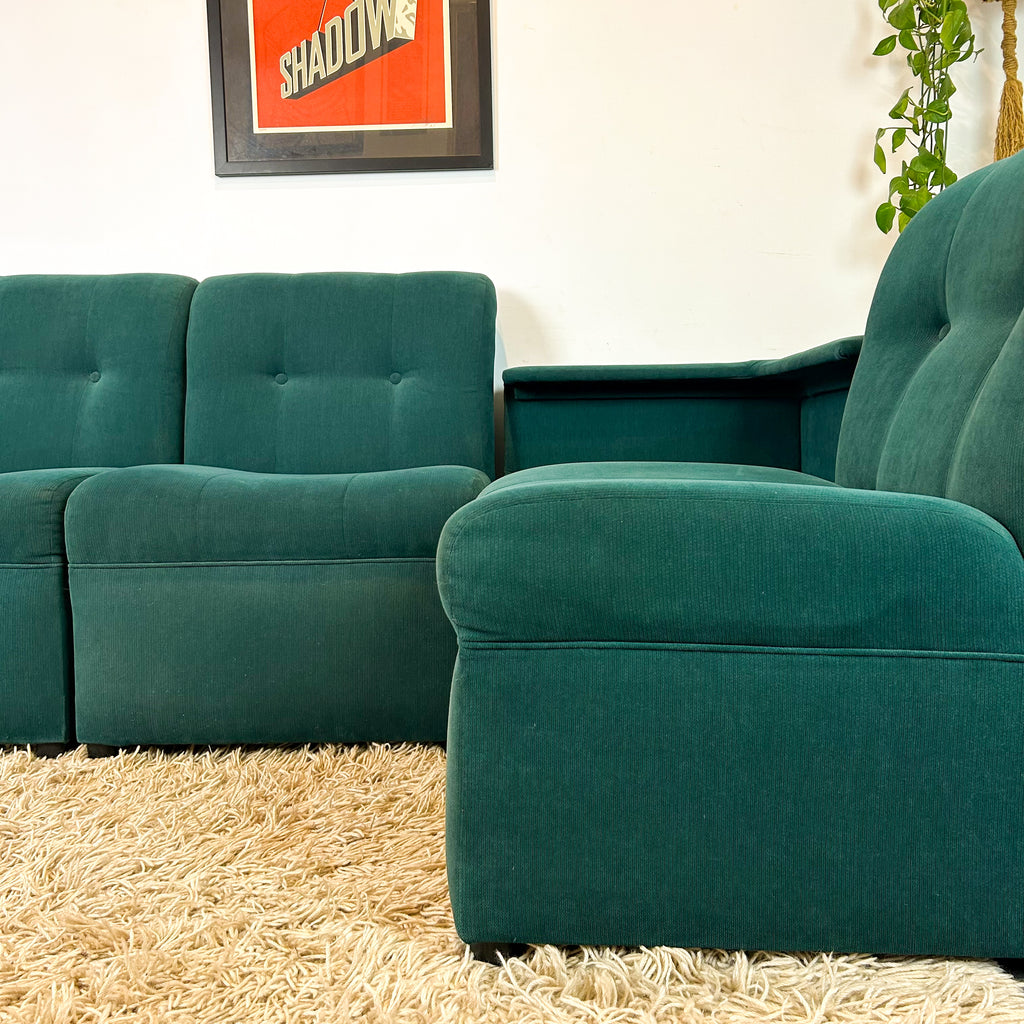 MODULAR SOFA WITH CORNER COFFEE TABLE - HEY JUDE WORKSHOP • Vintage furniture & objects Melbourne