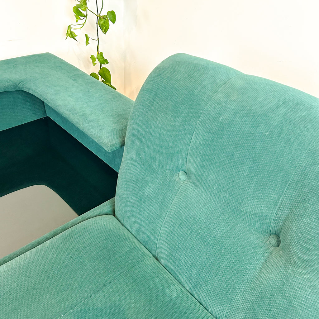 MODULAR SOFA WITH CORNER COFFEE TABLE - HEY JUDE WORKSHOP • Vintage furniture & objects Melbourne