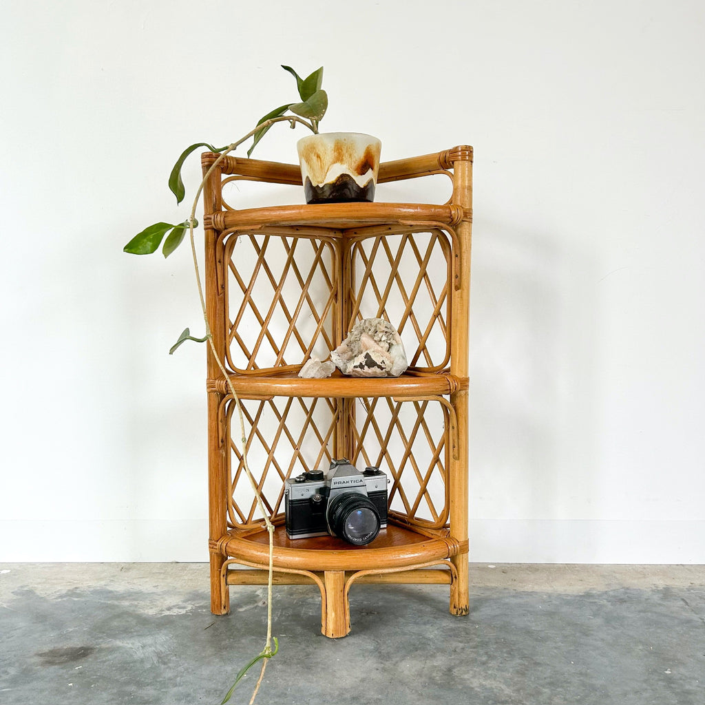 CANE CORNER SHELVES