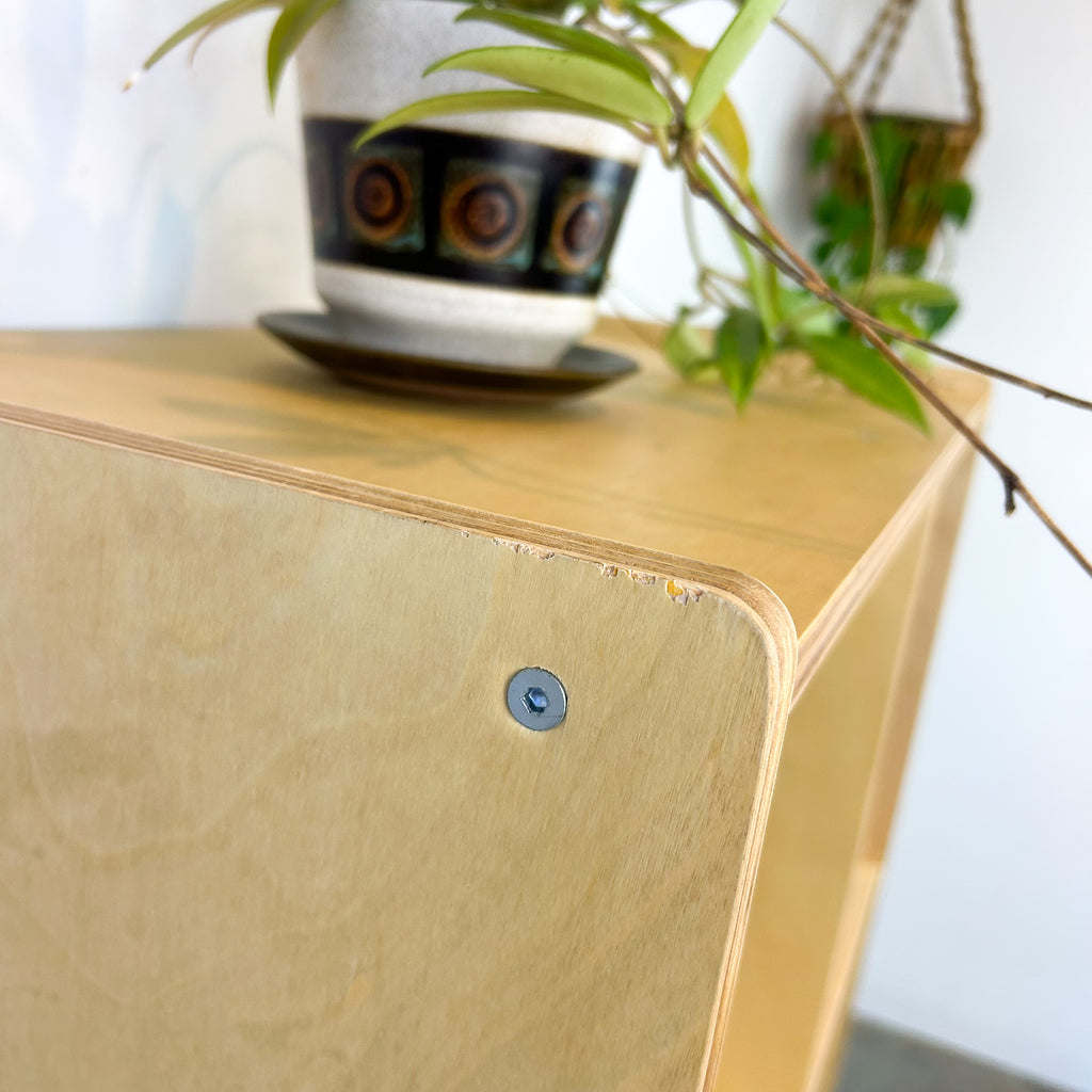 PLYWOOD CUBE STORAGE - HEY JUDE WORKSHOP • Vintage furniture & objects Melbourne