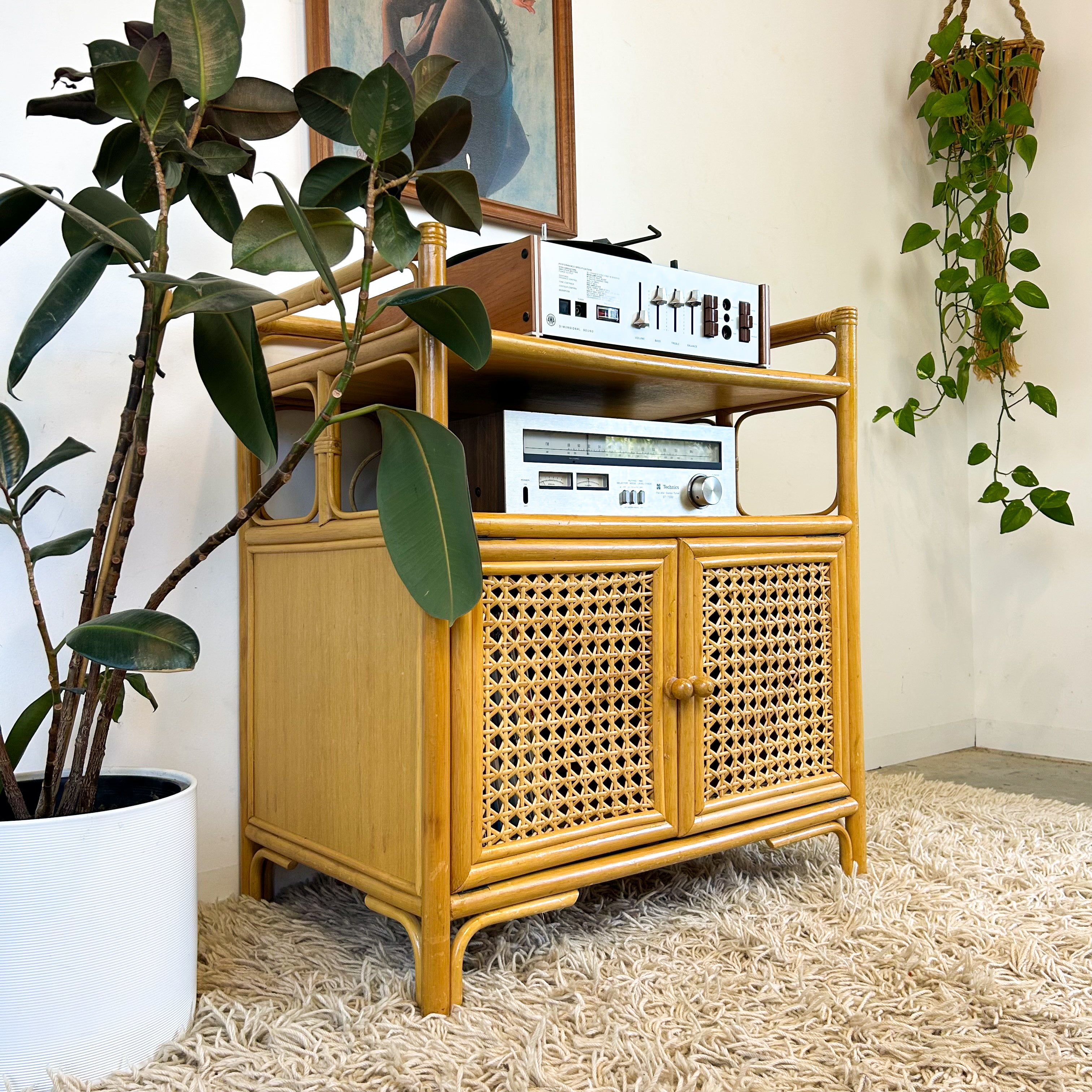 CANE CABINET - HEY JUDE WORKSHOP • Vintage furniture & objects Melbourne