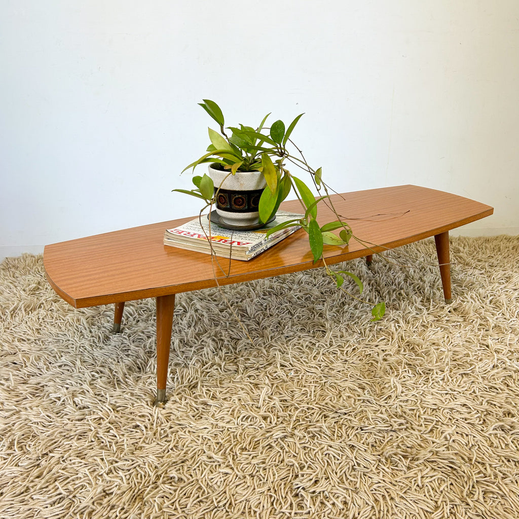 SURFBOARD LAMINATE COFFEE TABLE - HEY JUDE WORKSHOP • Vintage furniture & objects Melbourne
