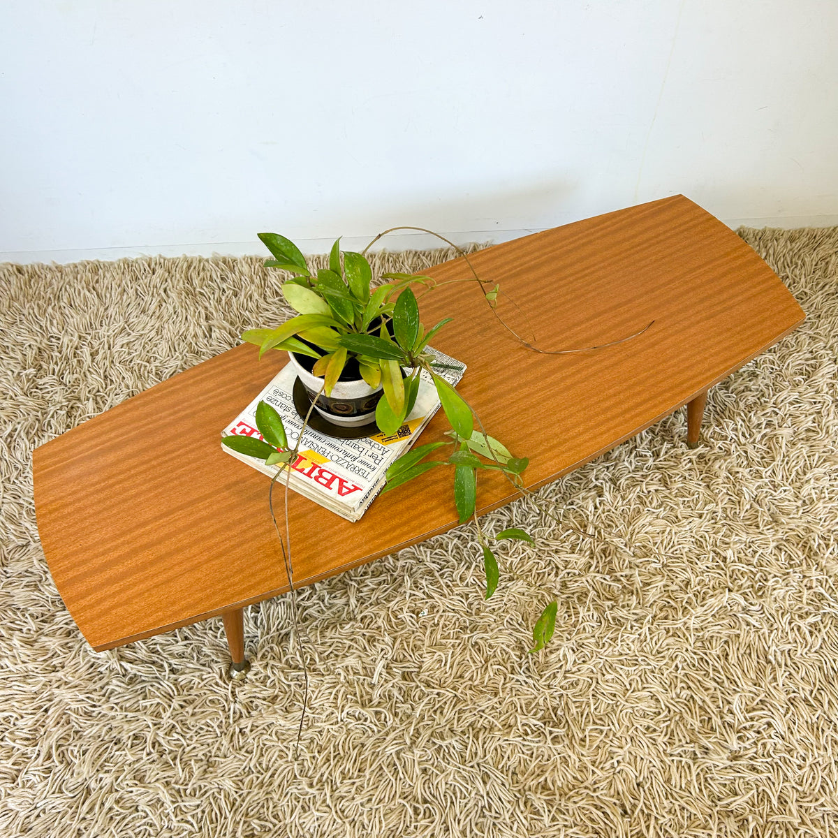 SURFBOARD LAMINATE COFFEE TABLE - HEY JUDE WORKSHOP • Vintage furniture & objects Melbourne