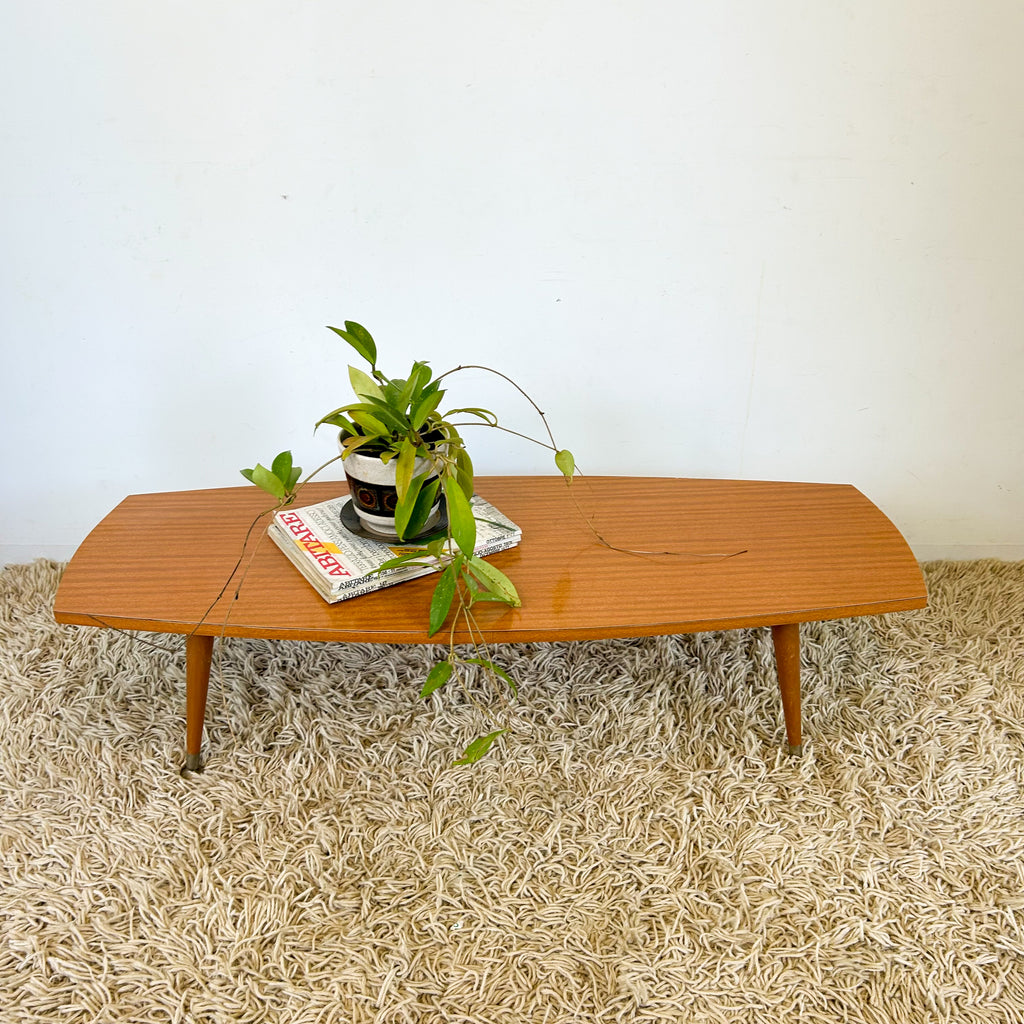 SURFBOARD LAMINATE COFFEE TABLE - HEY JUDE WORKSHOP • Vintage furniture & objects Melbourne