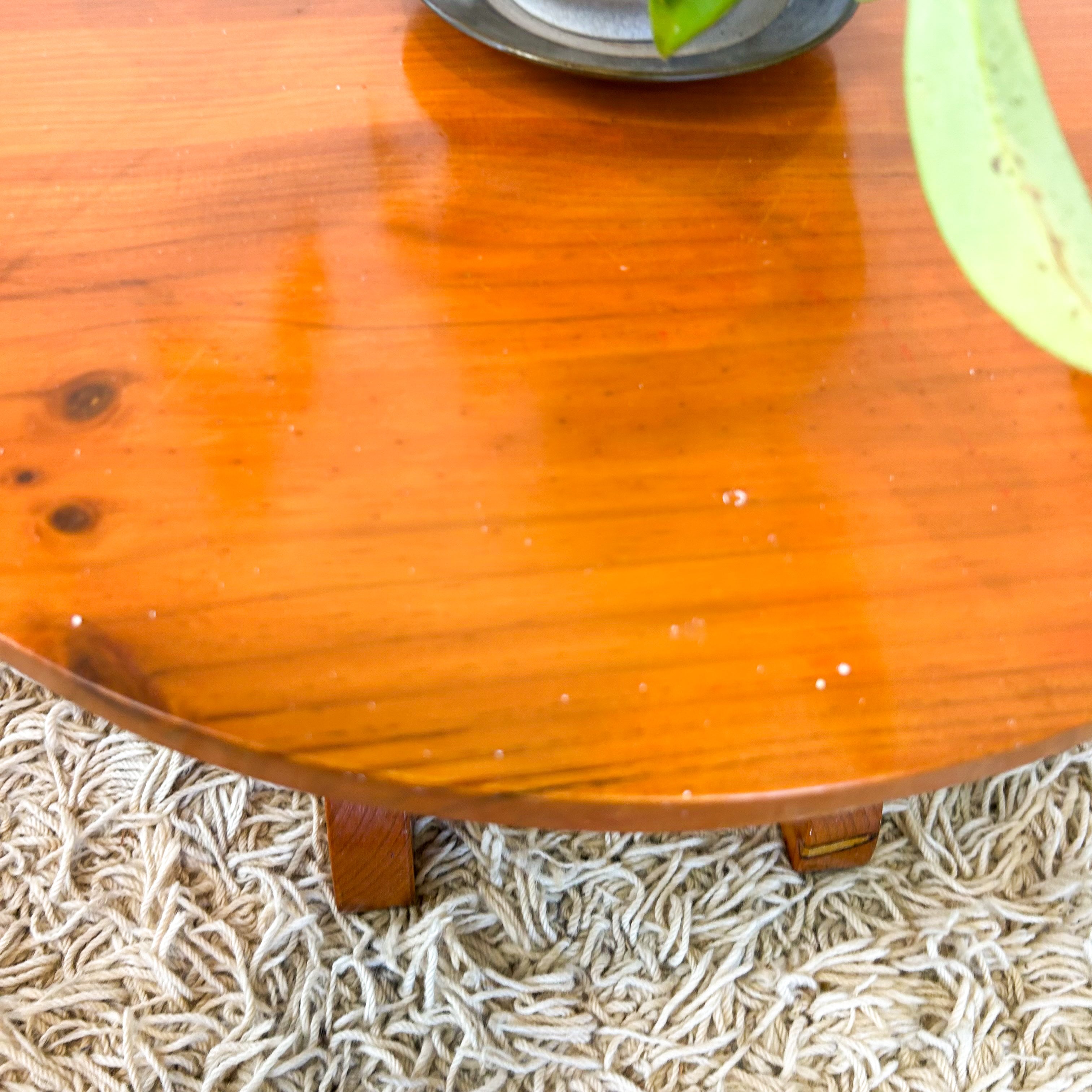 PINE SIDE TABLE - HEY JUDE WORKSHOP • Vintage furniture & objects Melbourne