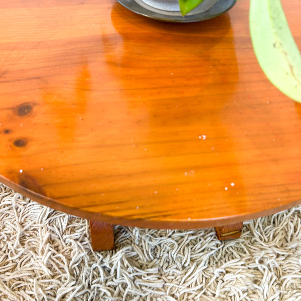 PINE SIDE TABLE - HEY JUDE WORKSHOP • Vintage furniture & objects Melbourne