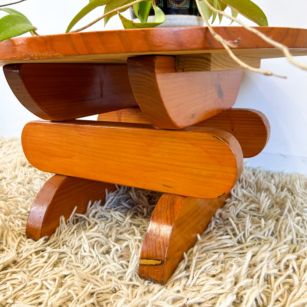 PINE SIDE TABLE - HEY JUDE WORKSHOP • Vintage furniture & objects Melbourne