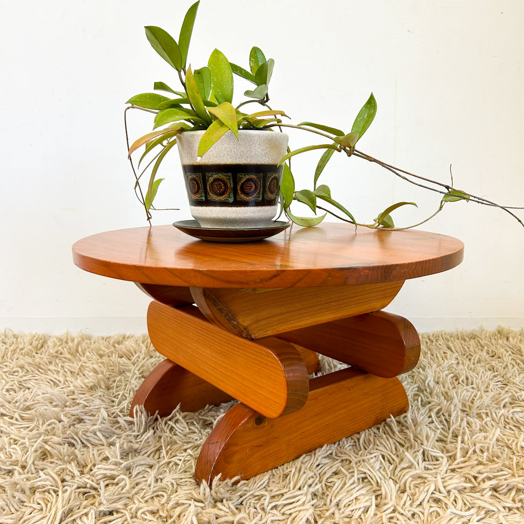 PINE SIDE TABLE - HEY JUDE WORKSHOP • Vintage furniture & objects Melbourne