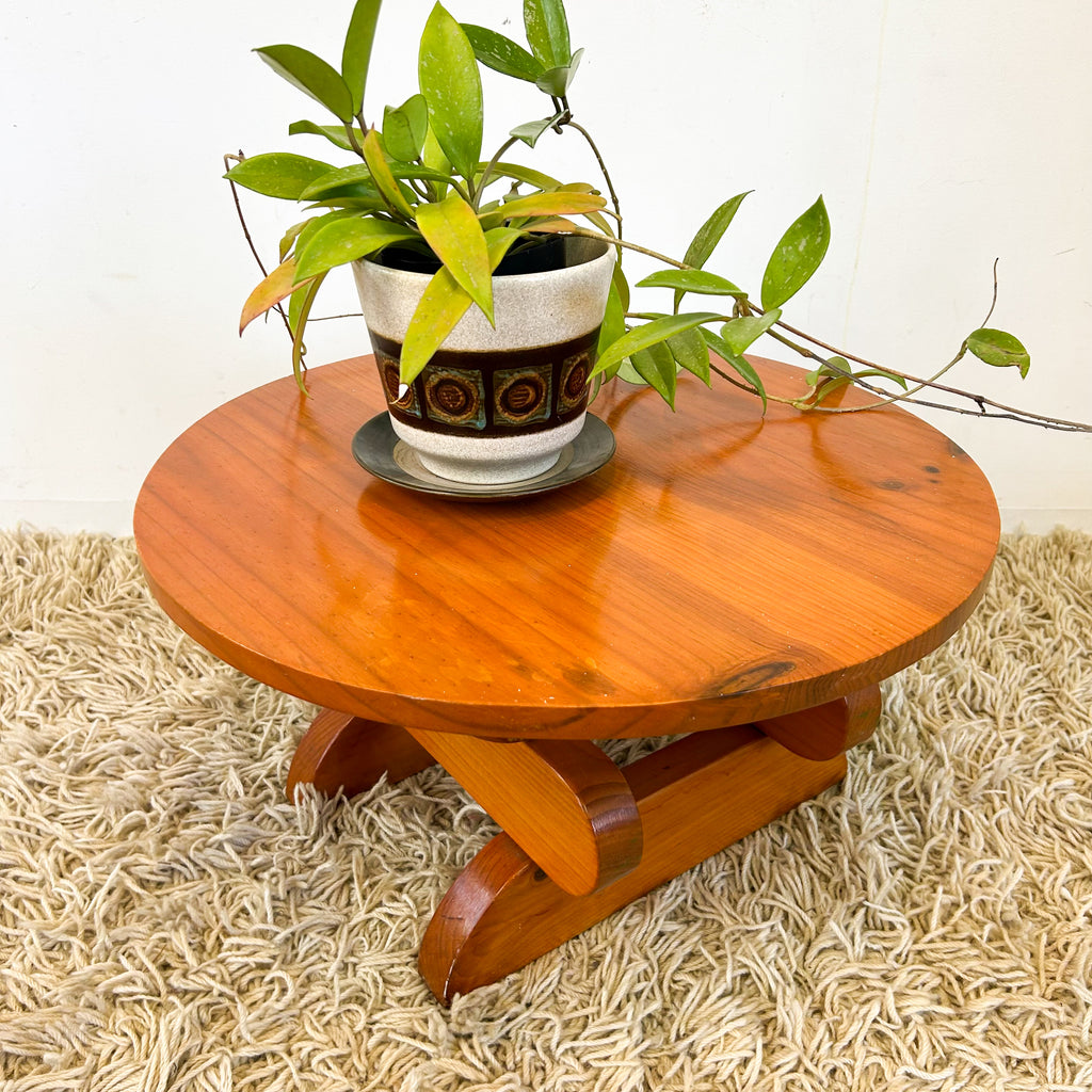 PINE SIDE TABLE - HEY JUDE WORKSHOP • Vintage furniture & objects Melbourne