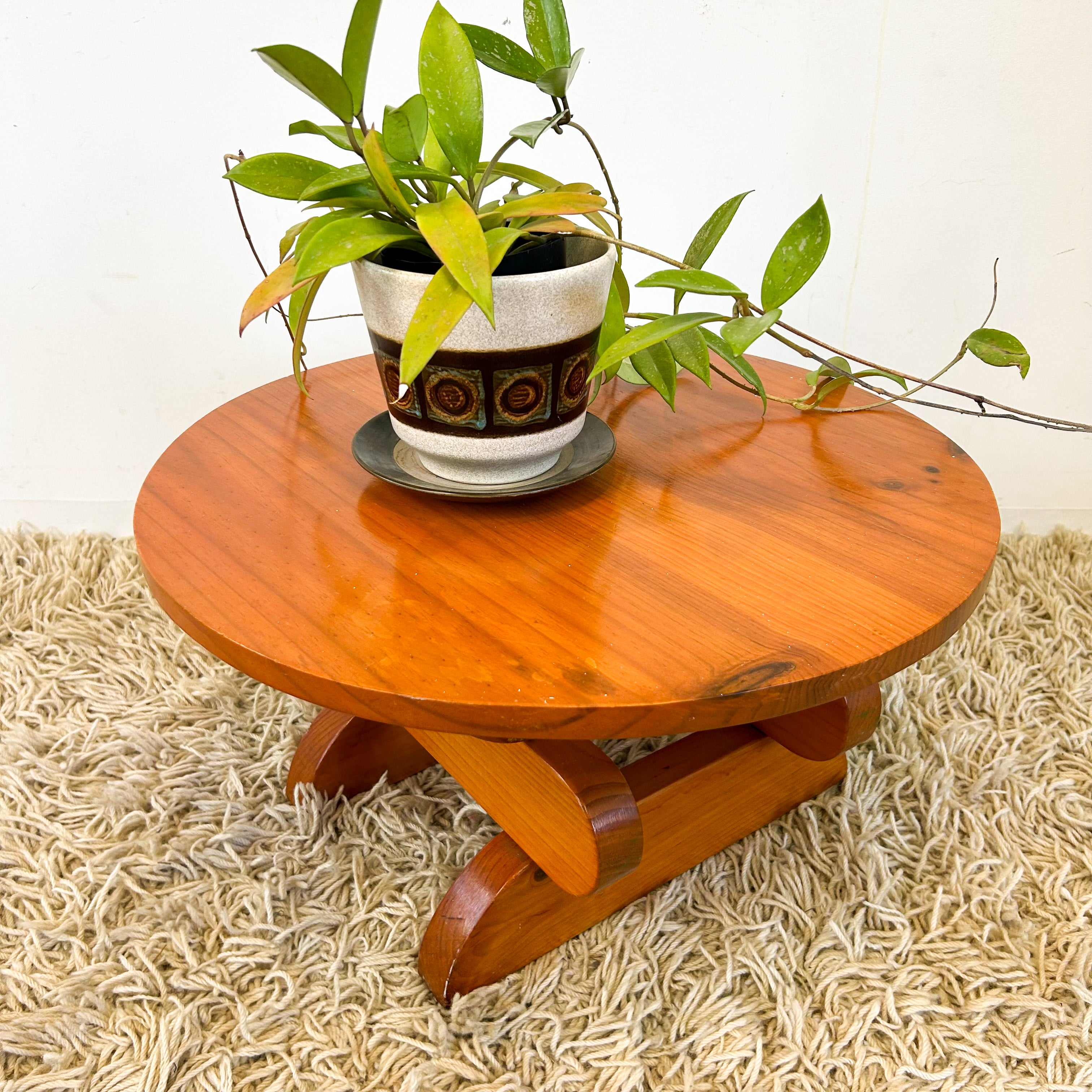 PINE SIDE TABLE - HEY JUDE WORKSHOP • Vintage furniture & objects Melbourne