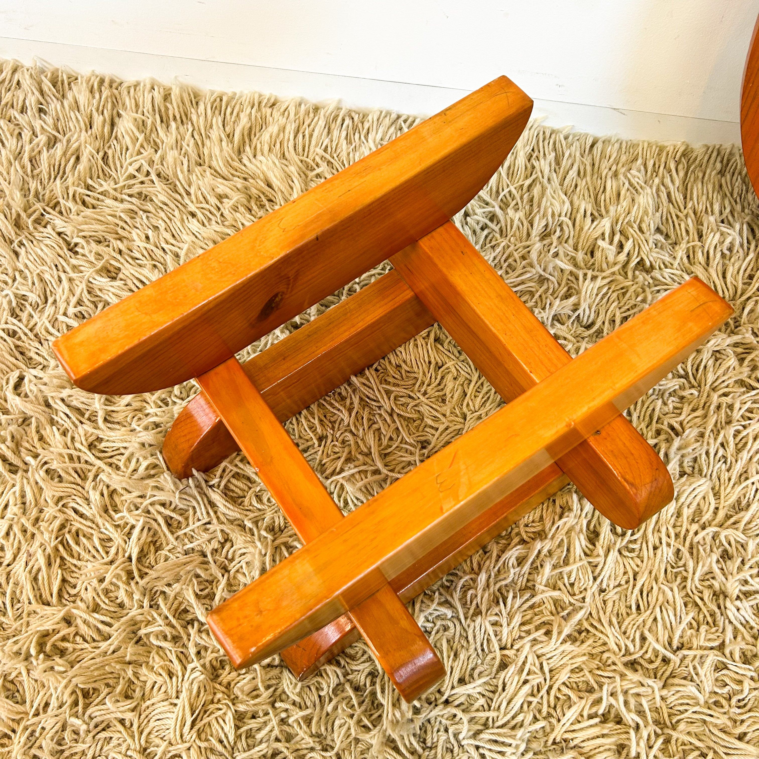 PINE SIDE TABLE - HEY JUDE WORKSHOP • Vintage furniture & objects Melbourne
