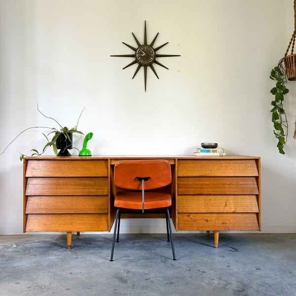 LARGE DESK WITH DRAWERS