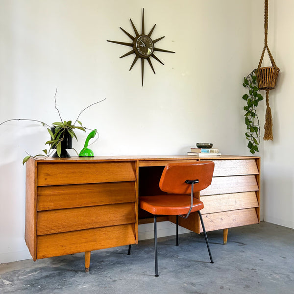 LARGE DESK WITH DRAWERS