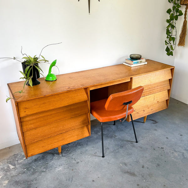 LARGE DESK WITH DRAWERS