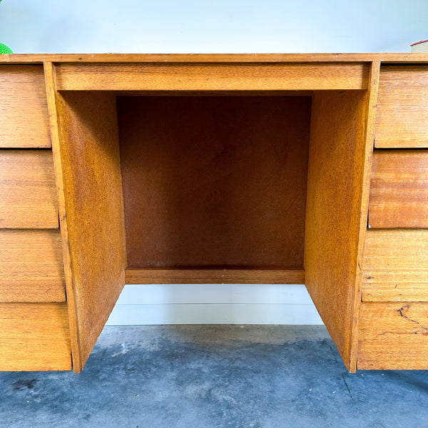 LARGE DESK WITH DRAWERS