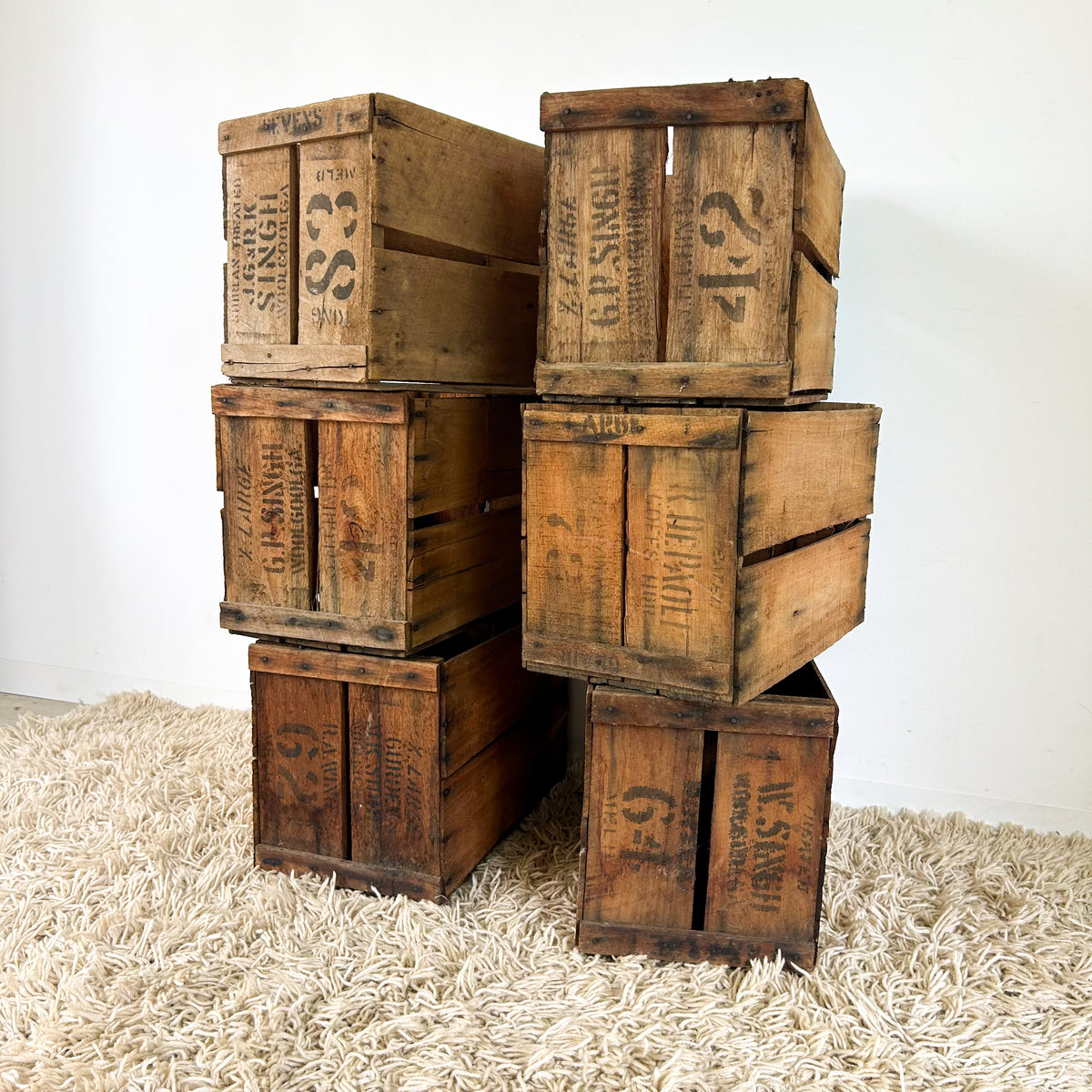 WOODEN CRATES
