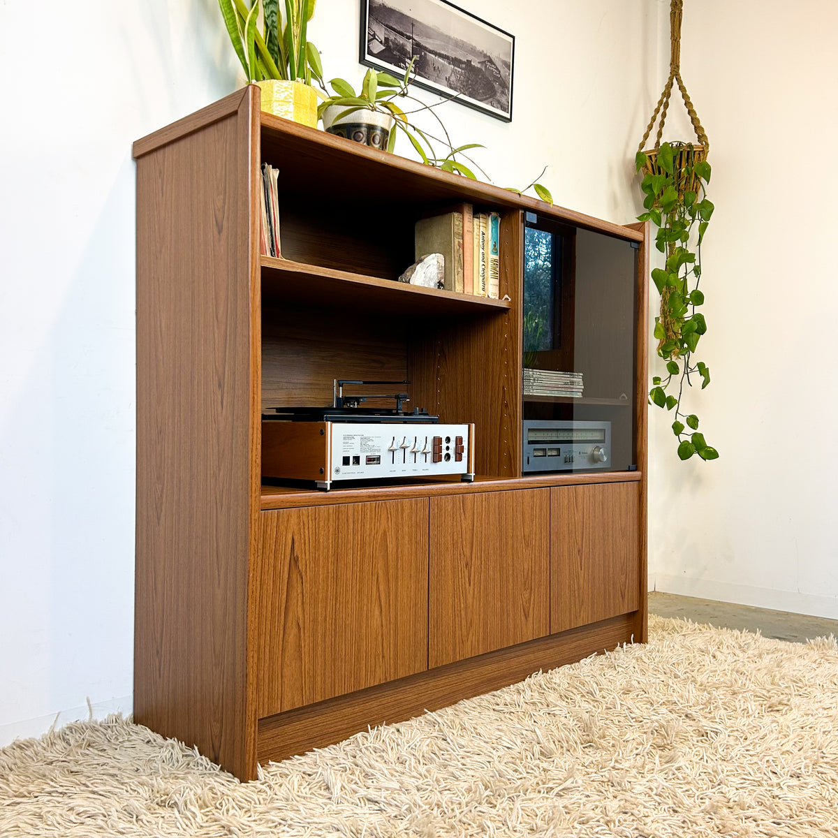 STEREO MEDIA CABINET - HEY JUDE WORKSHOP • Vintage furniture & objects Melbourne