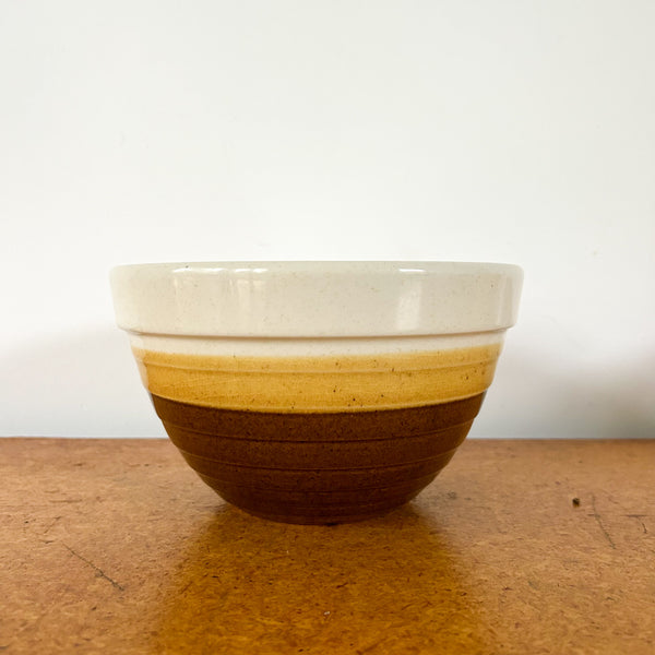 BROWN STRIPE MIXING BOWL