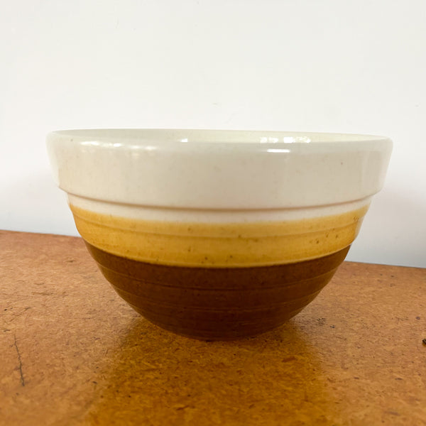 BROWN STRIPE MIXING BOWL