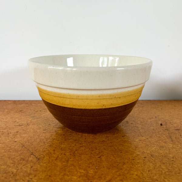 BROWN STRIPE MIXING BOWL