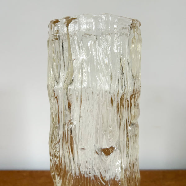 RAVENHEAD BARK GLASS VASE